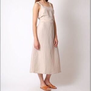 Pale Fire Goddess Dress Nude
